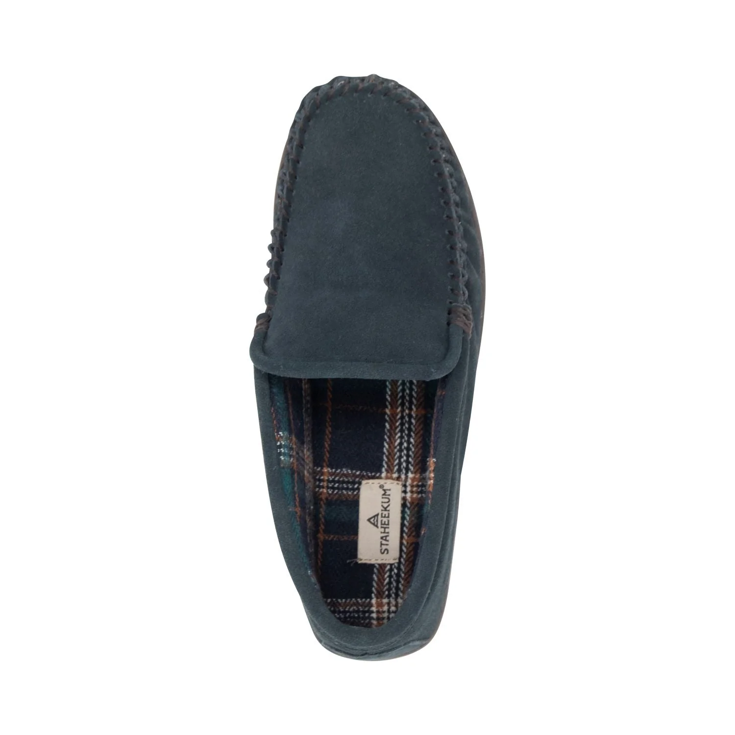 Men's Trapper Flannel Slipper - Navy - Image 7