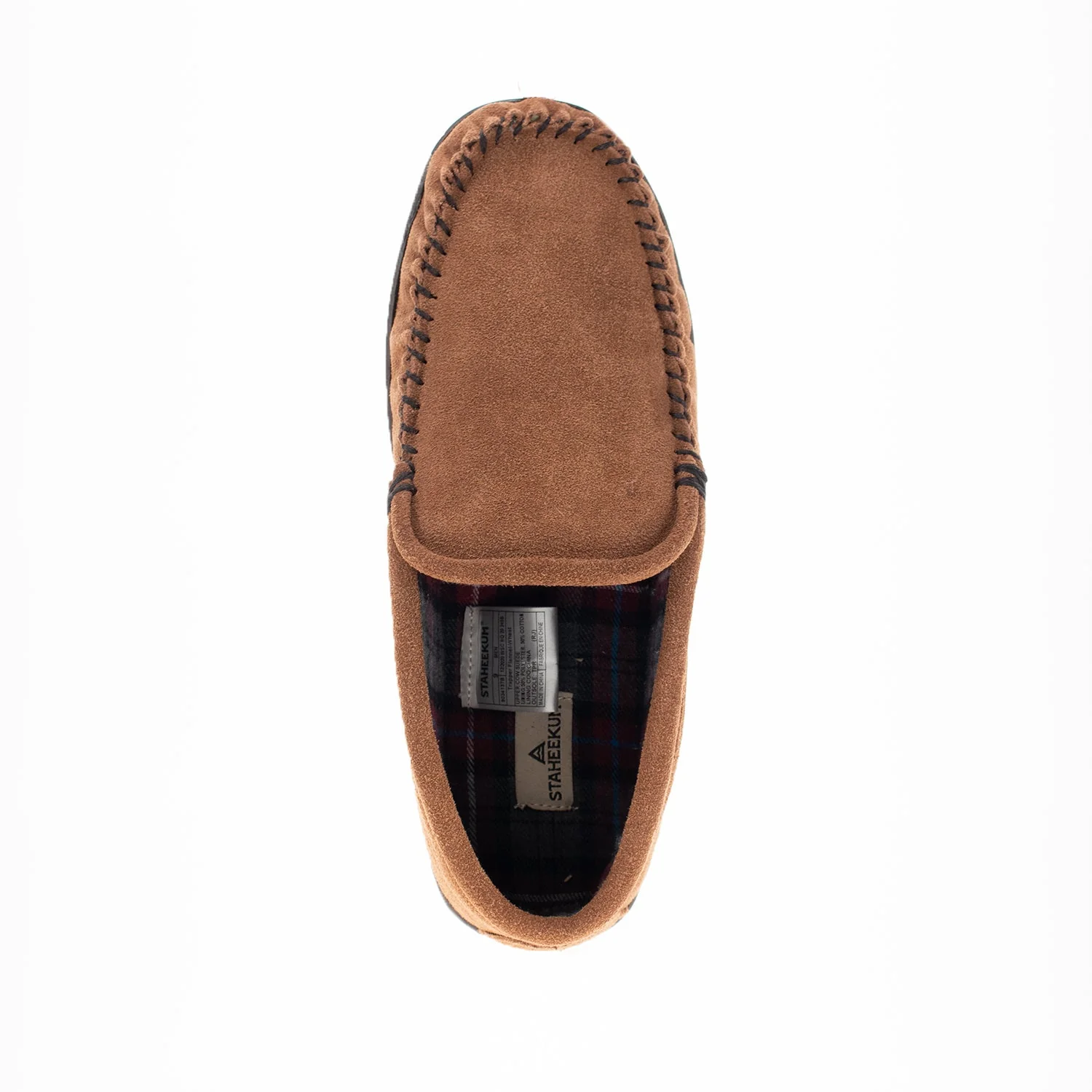 Men's Trapper Flannel Slipper - Wheat - Image 8