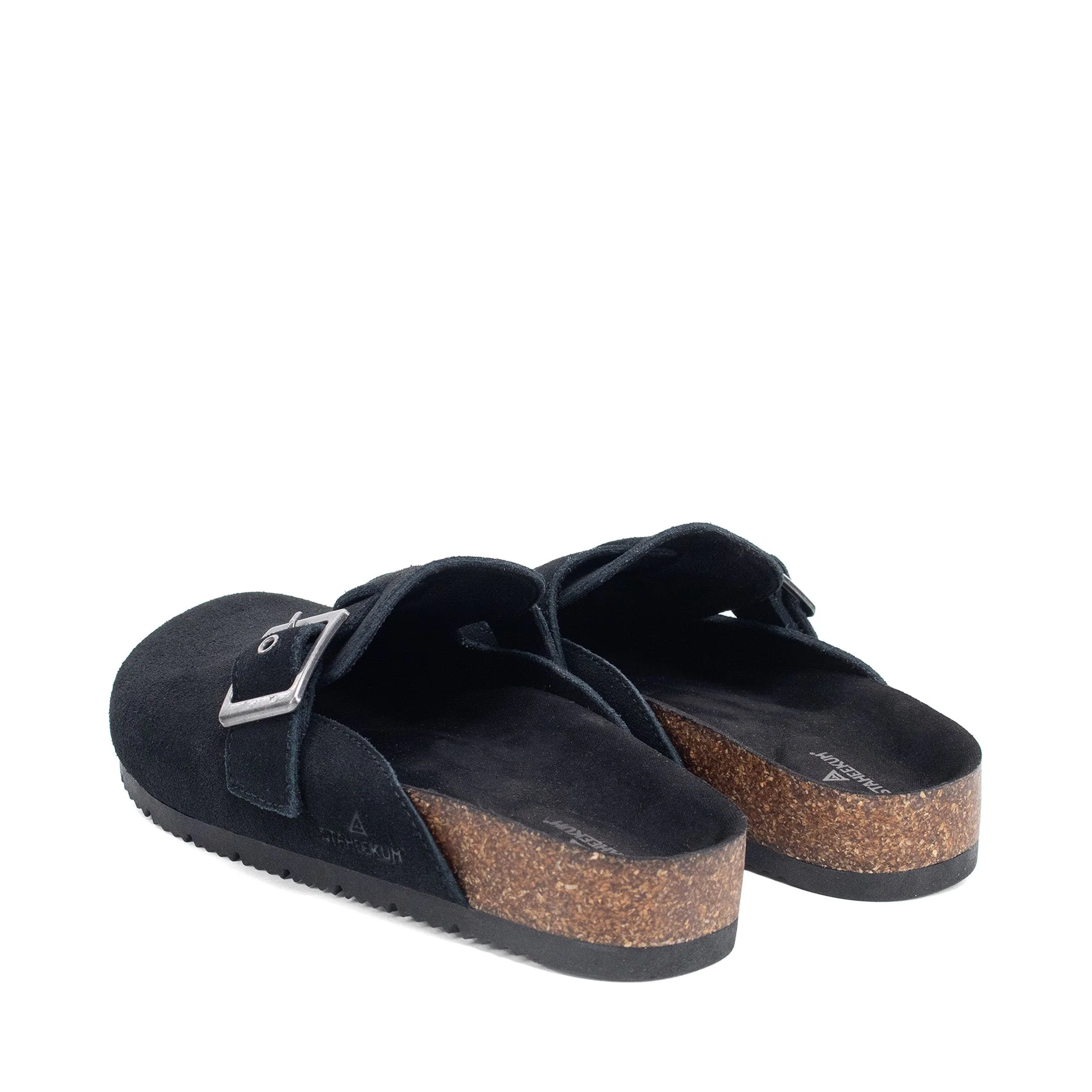 Women's Crescent Buckle Clog - Black - Image 6