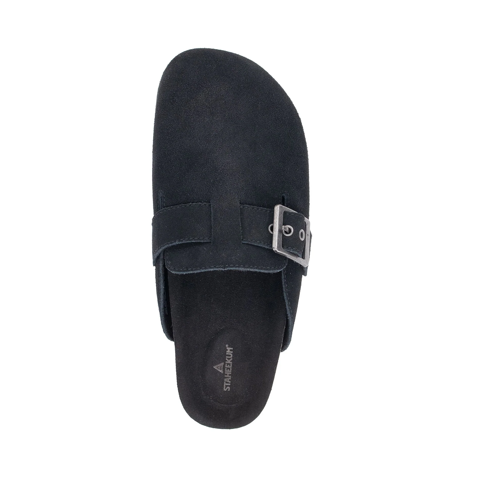 Women's Crescent Buckle Clog - Black - Image 7