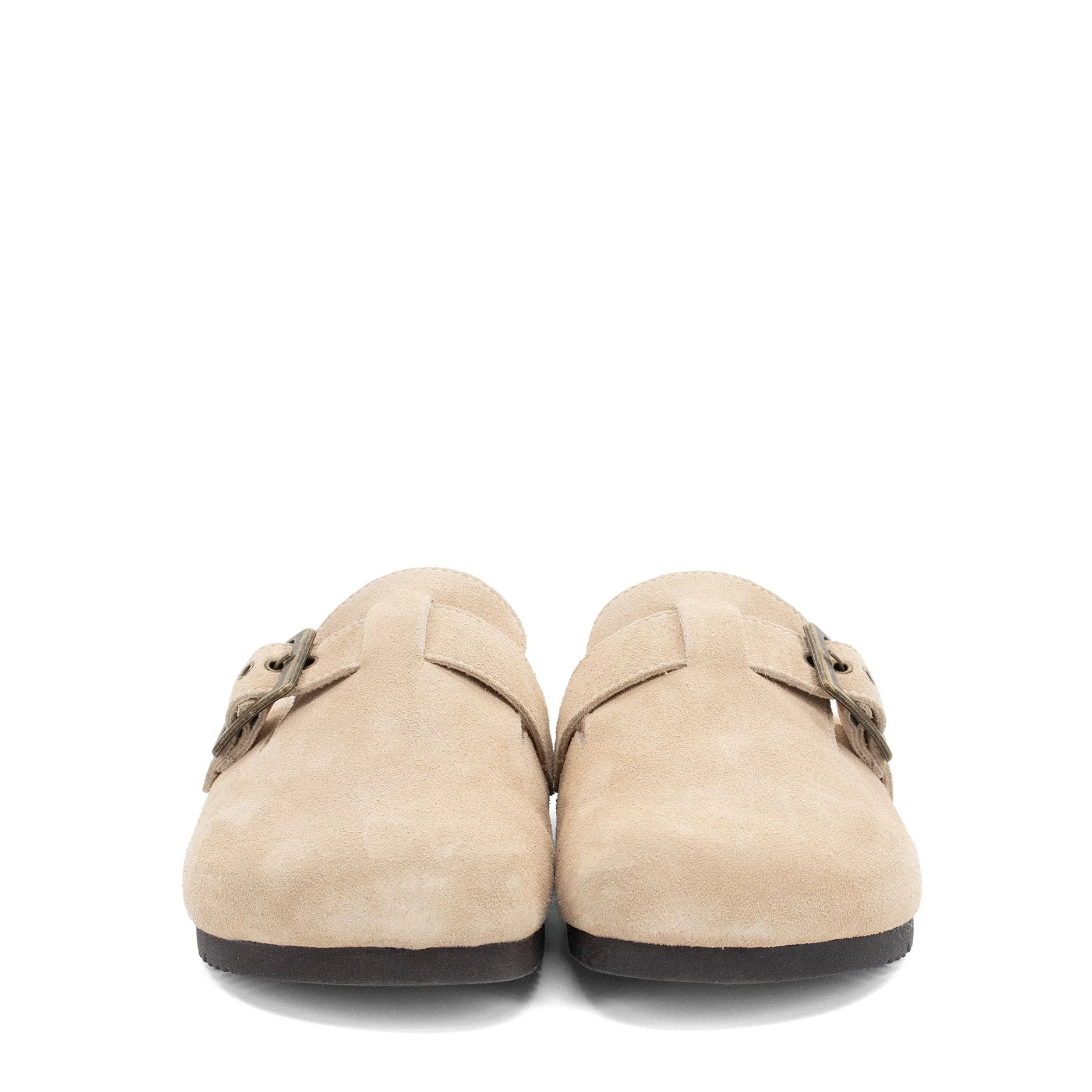 Women's Crescent Buckle Clog - Sand - Image 4
