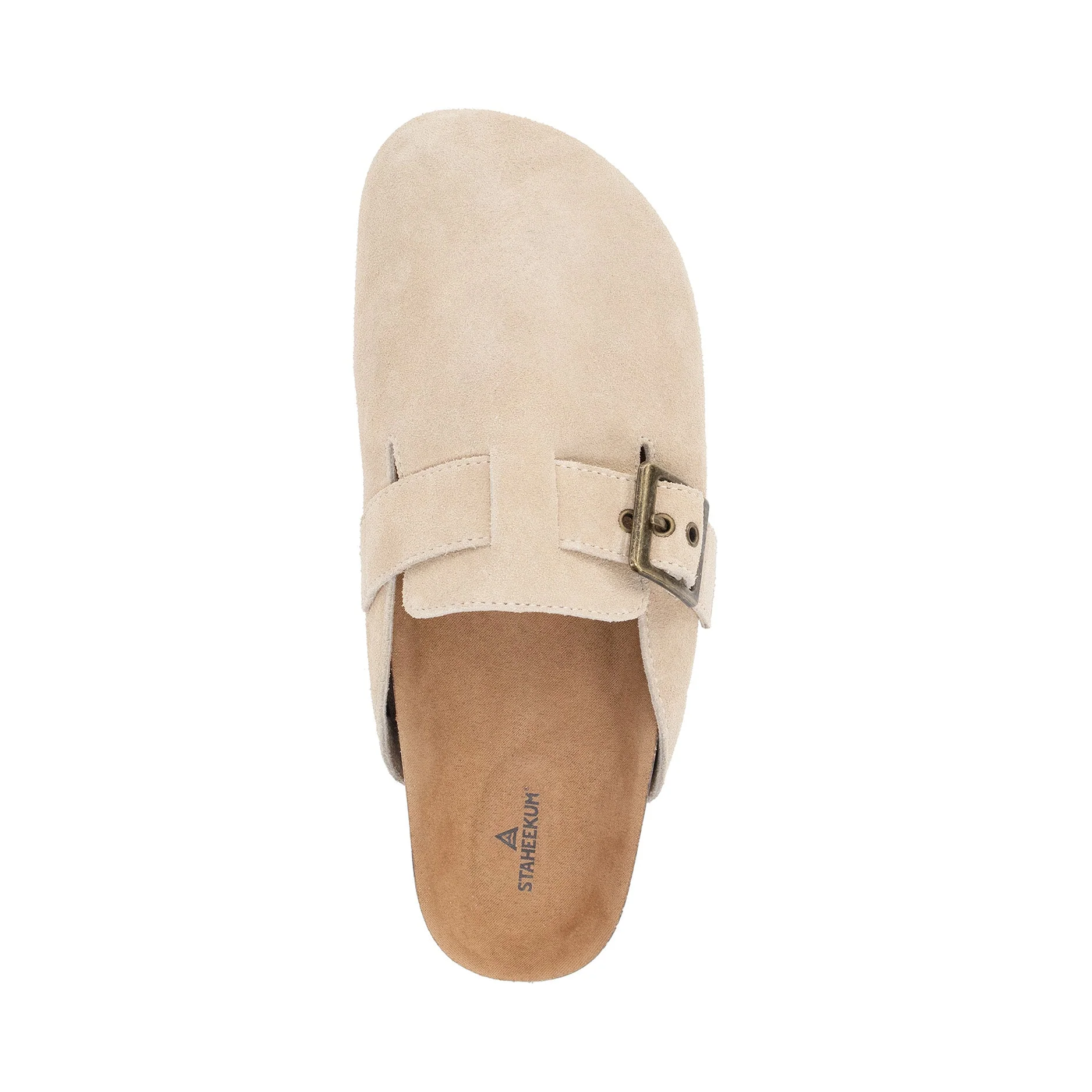 Women's Crescent Buckle Clog - Sand - Image 7